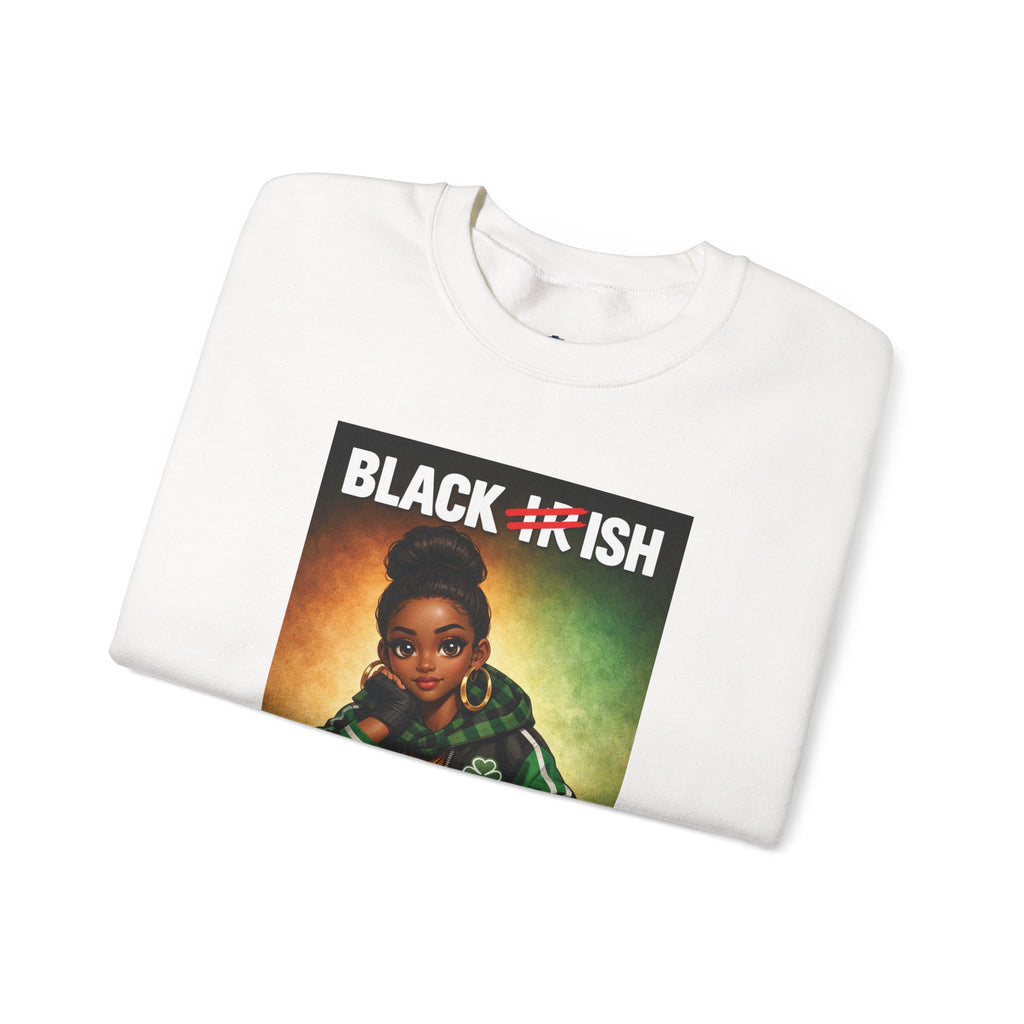 St Patrick's Day Sweatshirt (Blackish) F