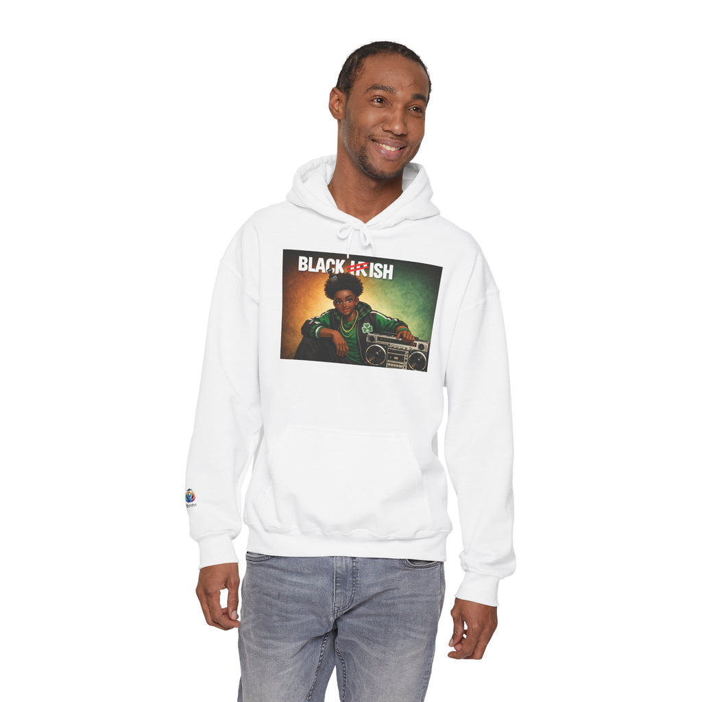 St Patrick's Day Hoodie (Blackish) M