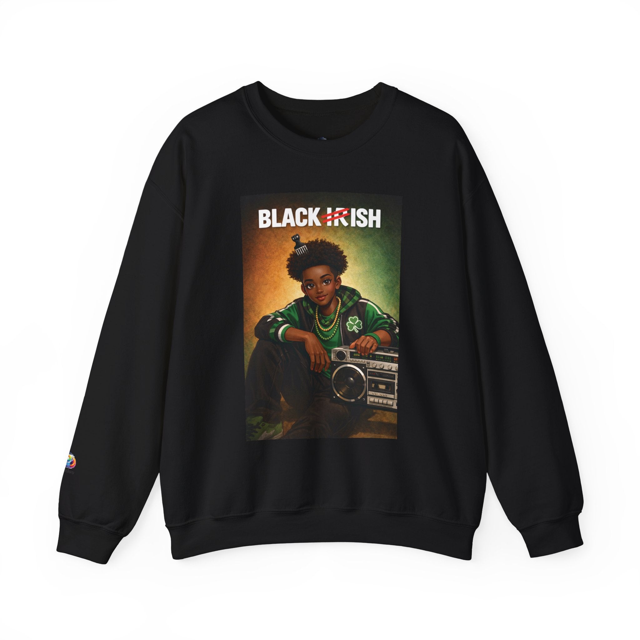 St Patrick's Day Sweatshirt (Blackish) M