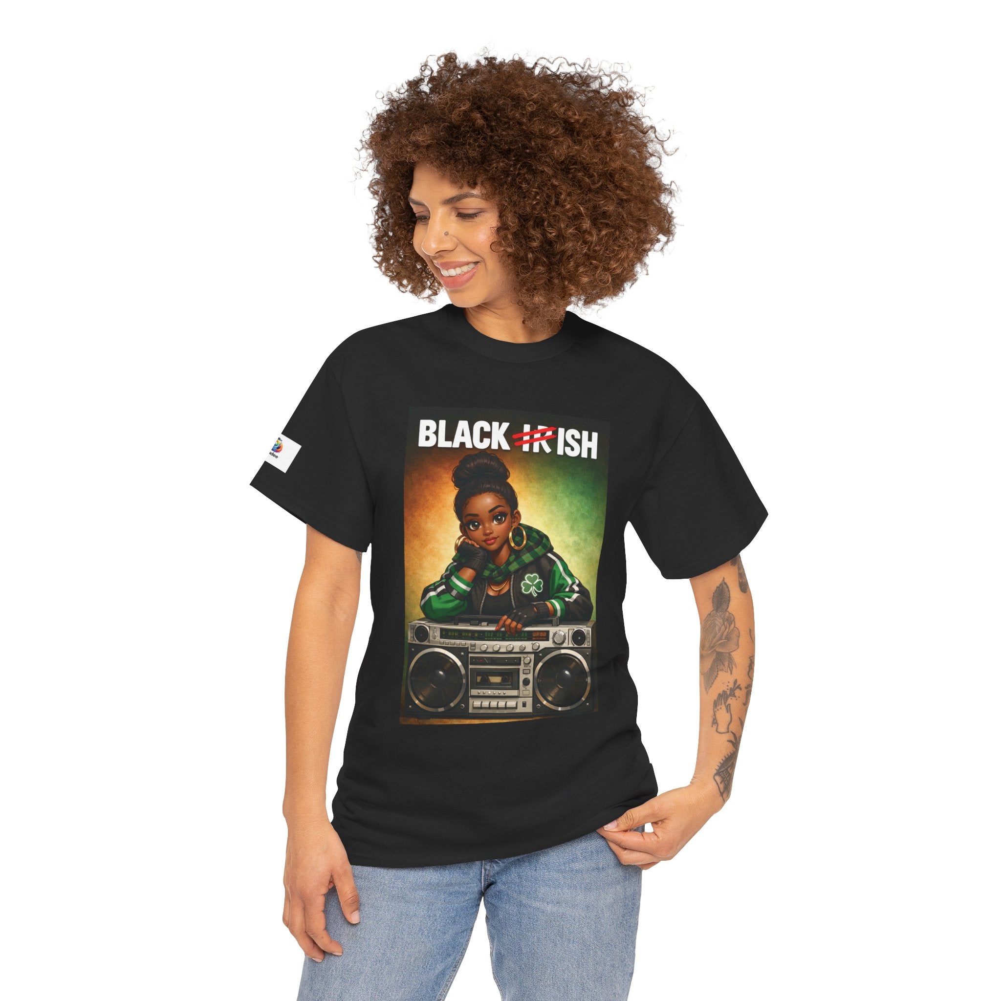 St Patrick's Day - T-shirt (Blackish) F