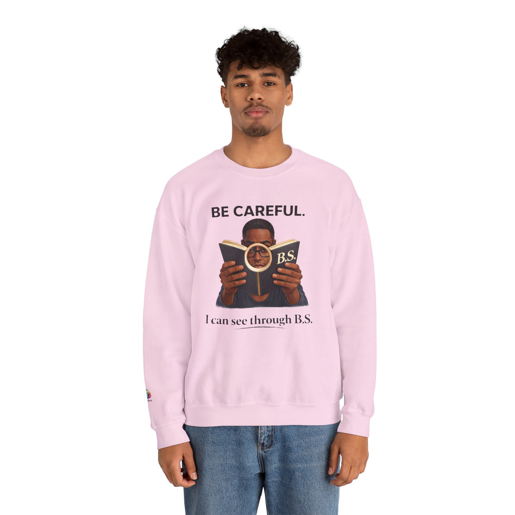 SEE THRU THE BS Crewneck Sweatshirt (OS) bm