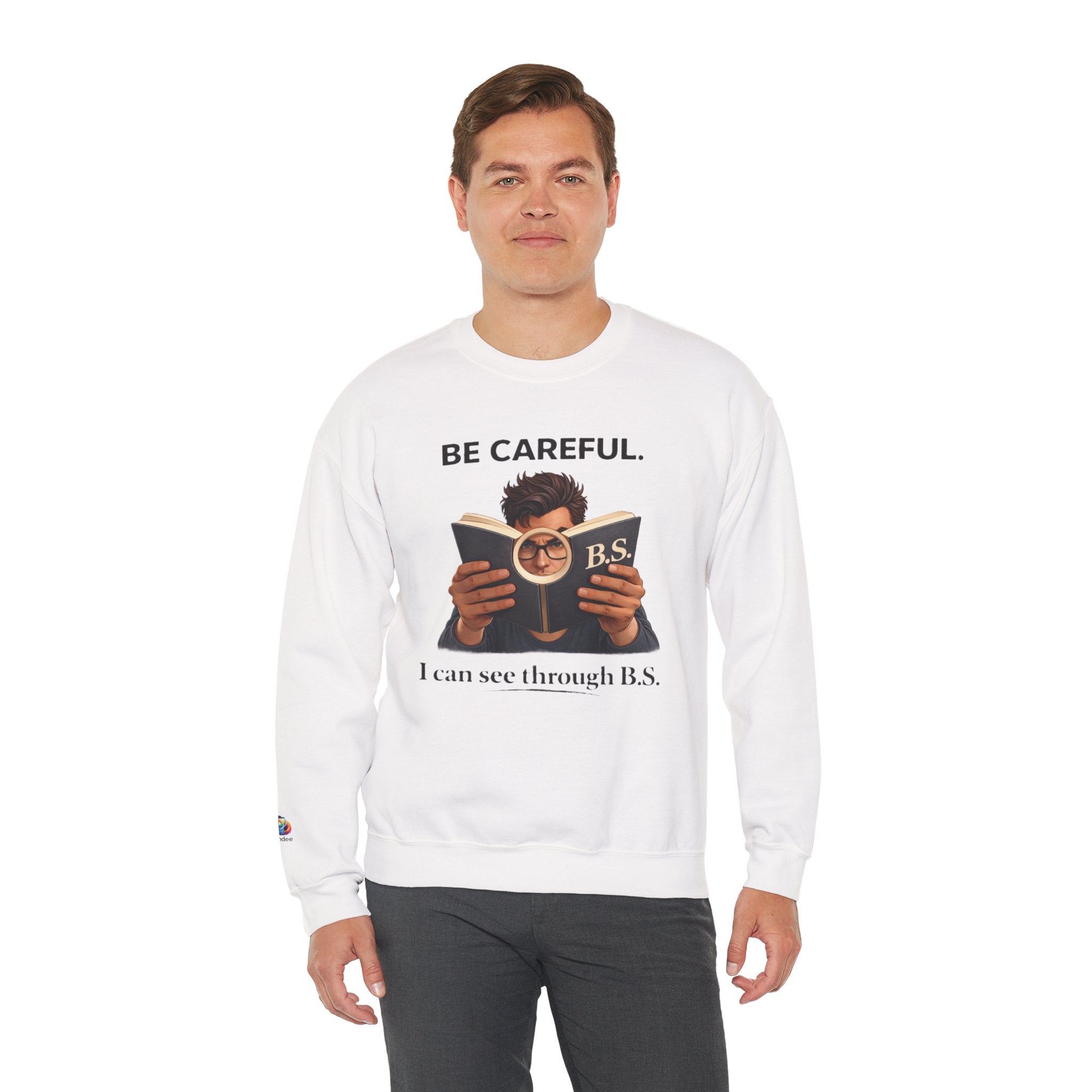 SEE THRU THE BS Crewneck Sweatshirt (OS) wm
