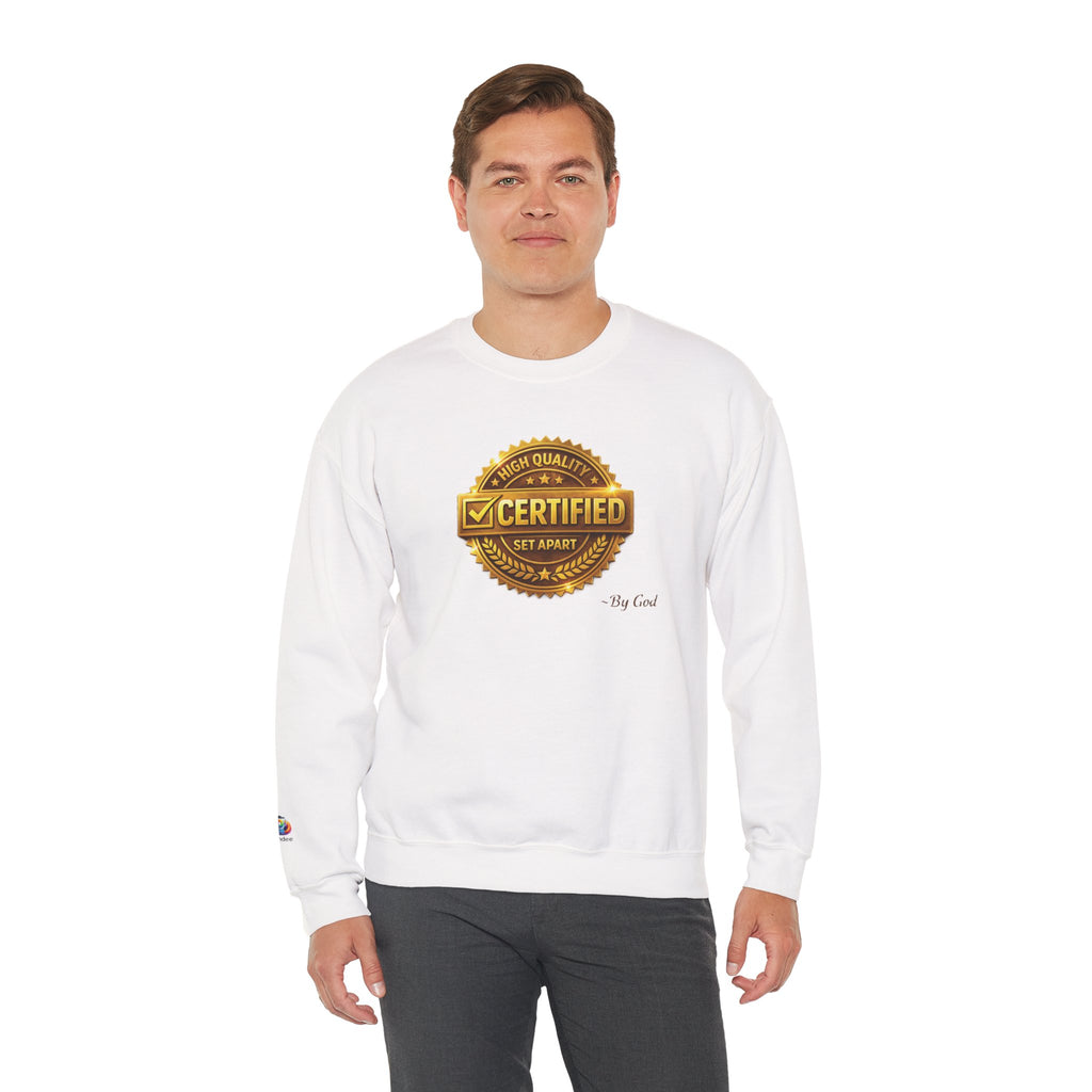 CERTIFIED BY GOD Crewneck Sweatshirt