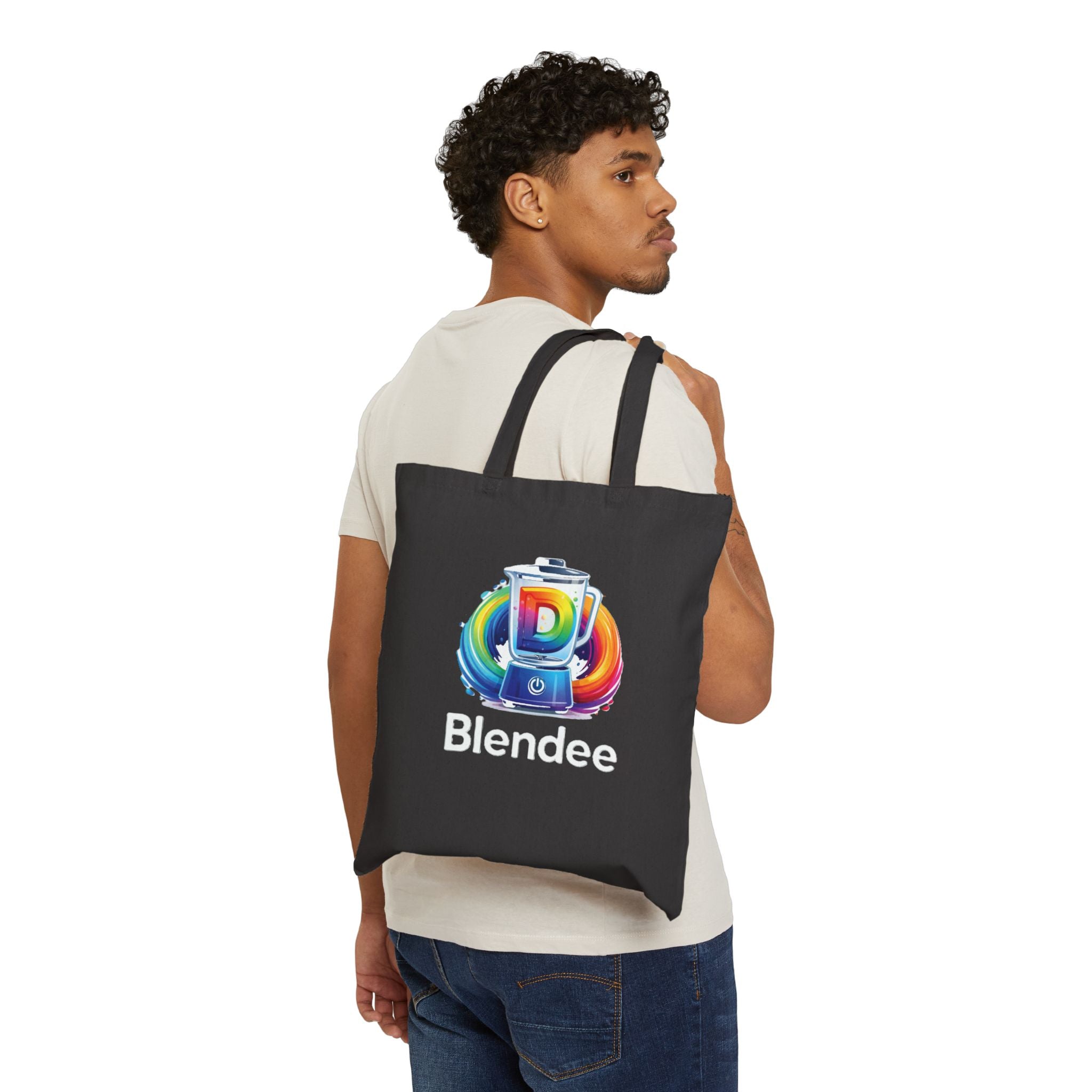Blendee Logo Canvas Bag — Black