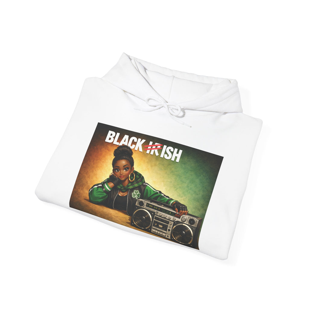 St Patrick's Day Hoodie (Blackish) F