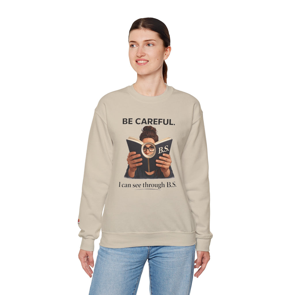SEE THRU THE BS Crewneck Sweatshirt (OS) ww