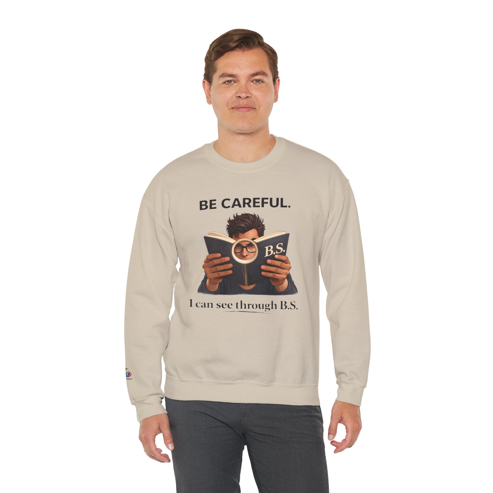 SEE THRU THE BS Crewneck Sweatshirt (OS) wm