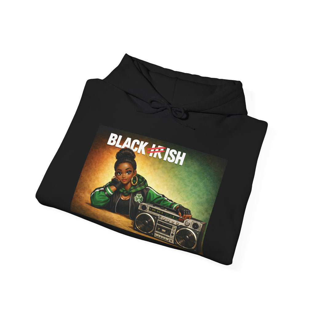 St Patrick's Day Hoodie (Blackish) F