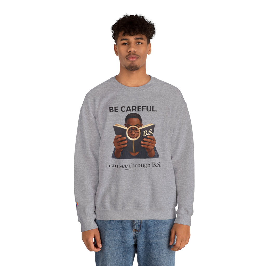 SEE THRU THE BS Crewneck Sweatshirt (OS) bm