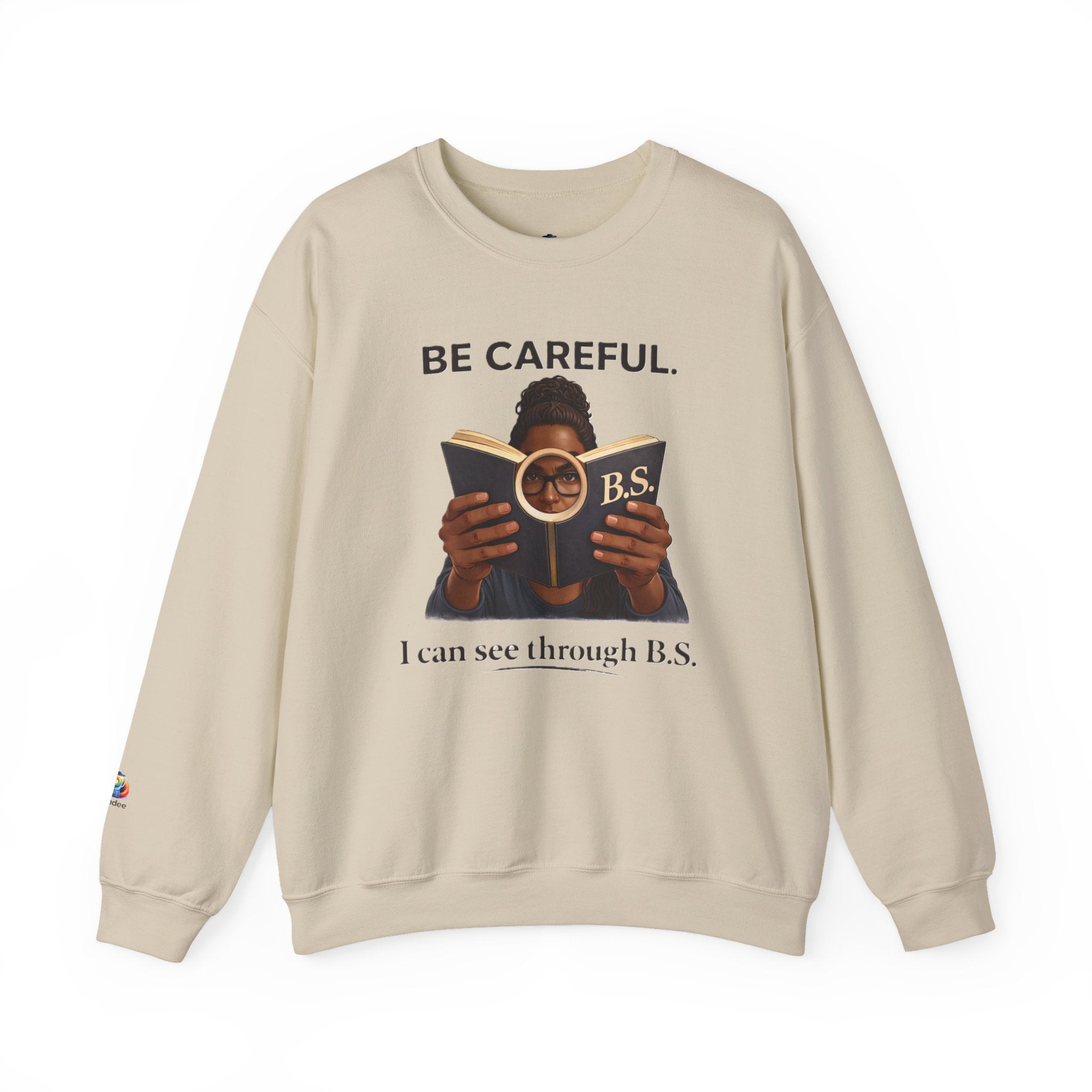 SEE THRU THE BS Crewneck Sweatshirt (OS) bw