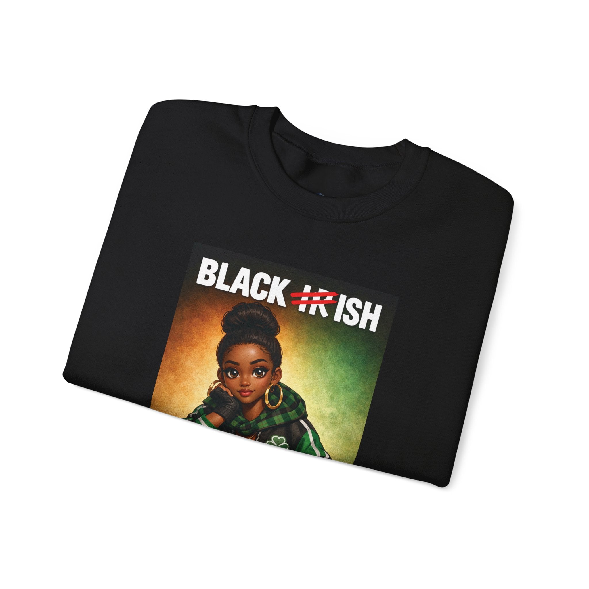 St Patrick's Day Sweatshirt (Blackish) F