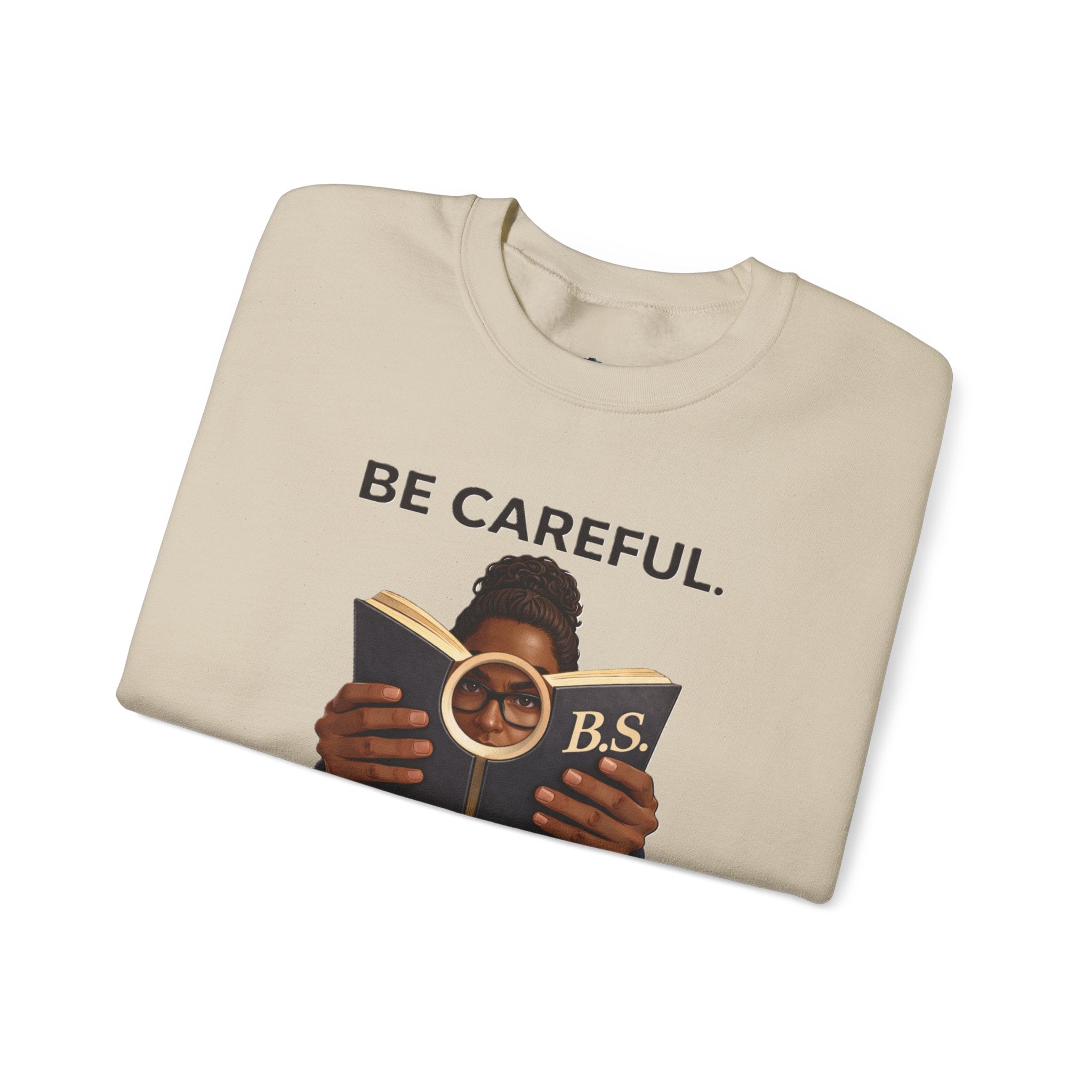 SEE THRU THE BS Crewneck Sweatshirt (OS) bw