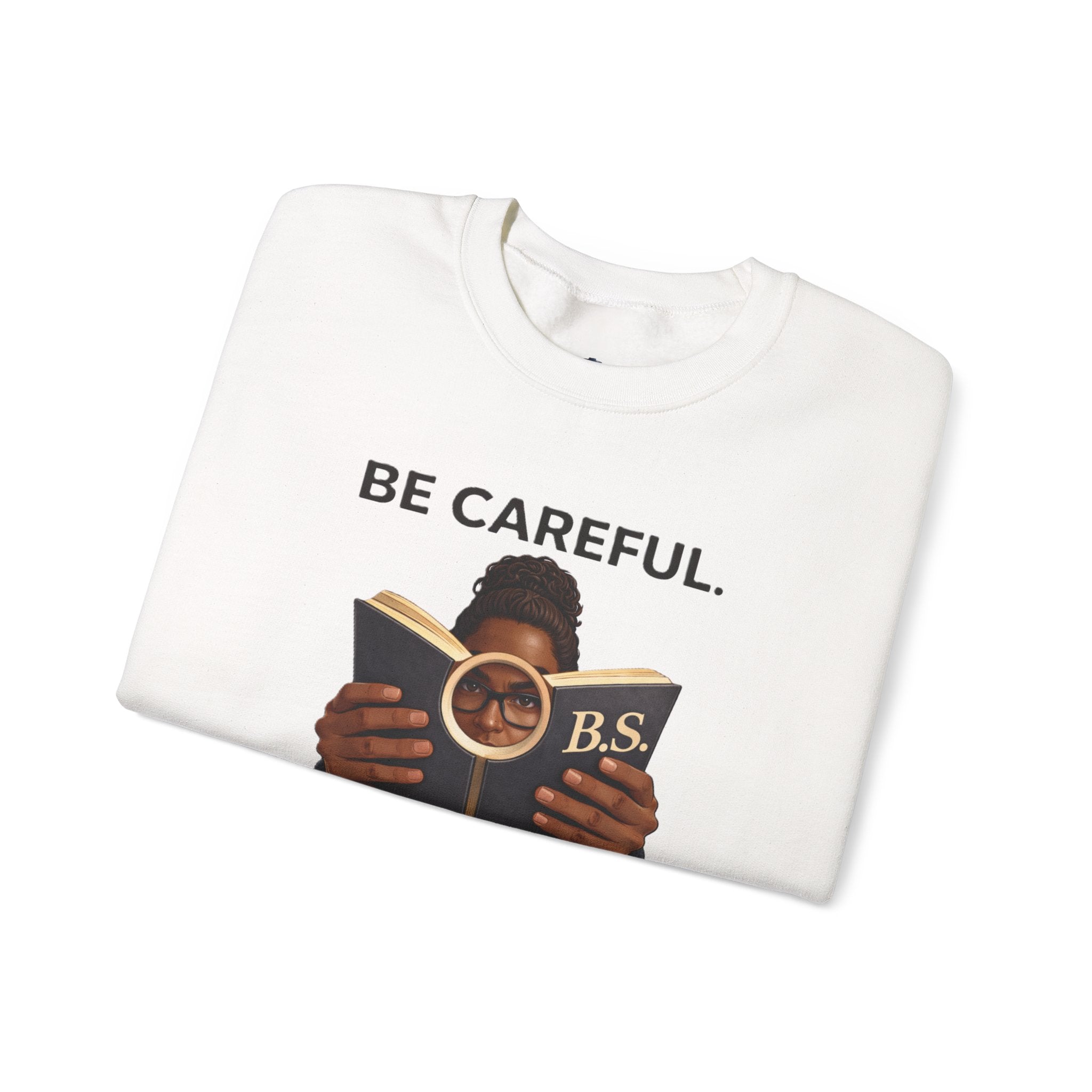 SEE THRU THE BS Crewneck Sweatshirt (OS) bw