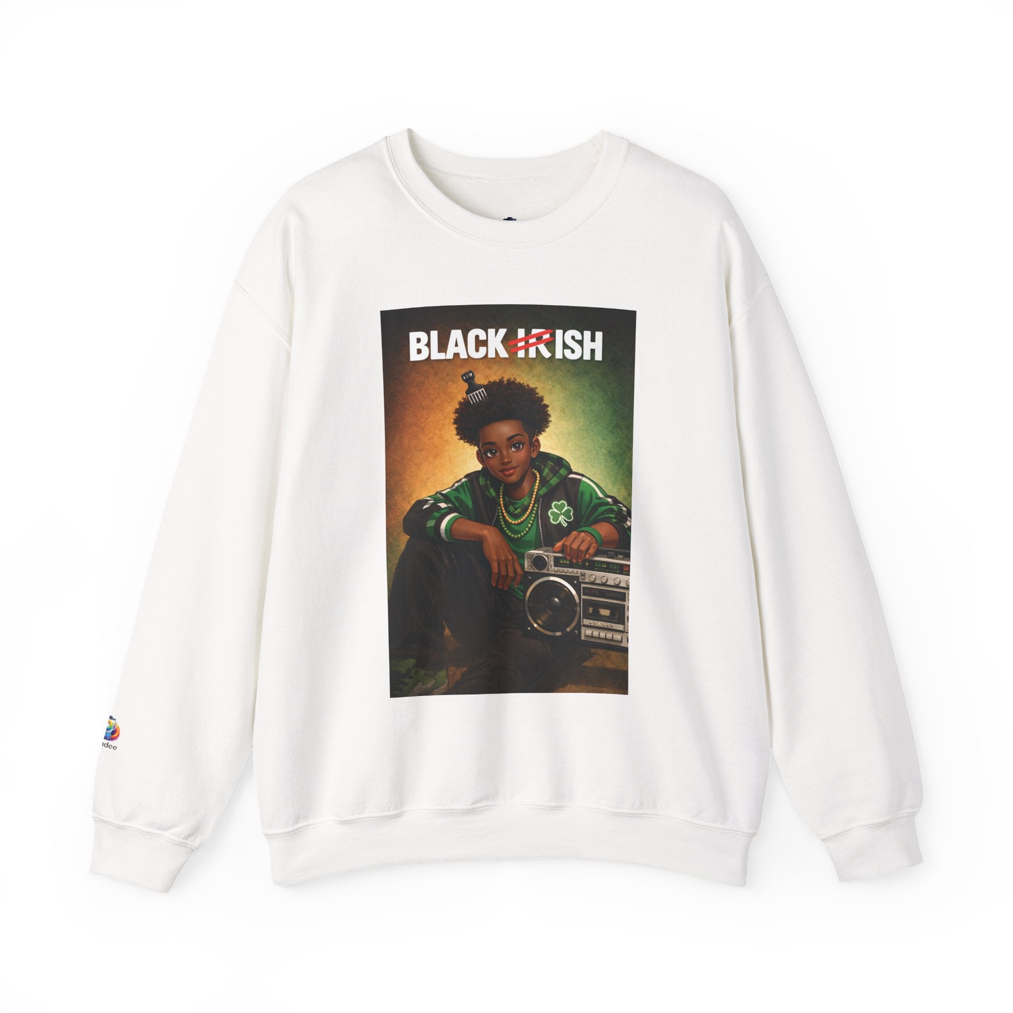 St Patrick's Day Sweatshirt (Blackish) M