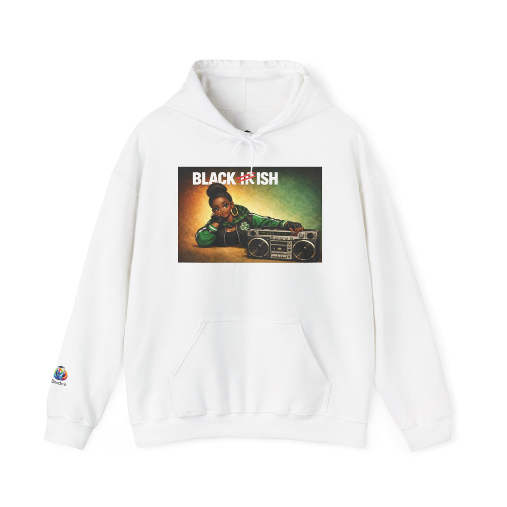 St Patrick's Day Hoodie (Blackish) F