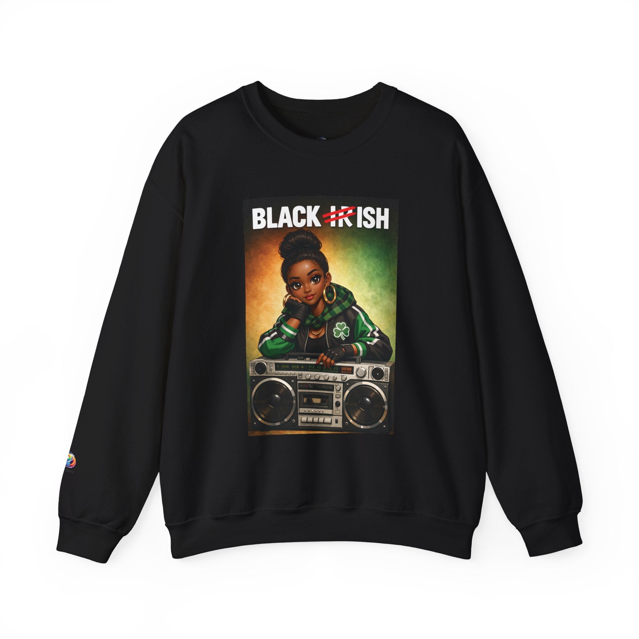 St Patrick's Day Sweatshirt (Blackish) F