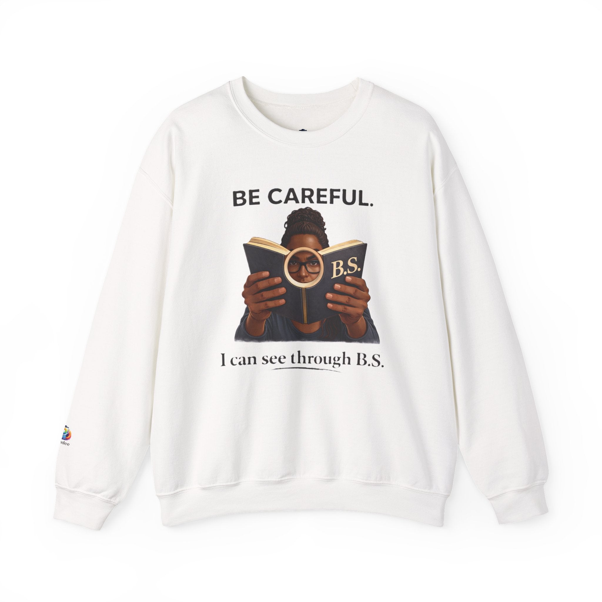 SEE THRU THE BS Crewneck Sweatshirt (OS) bw