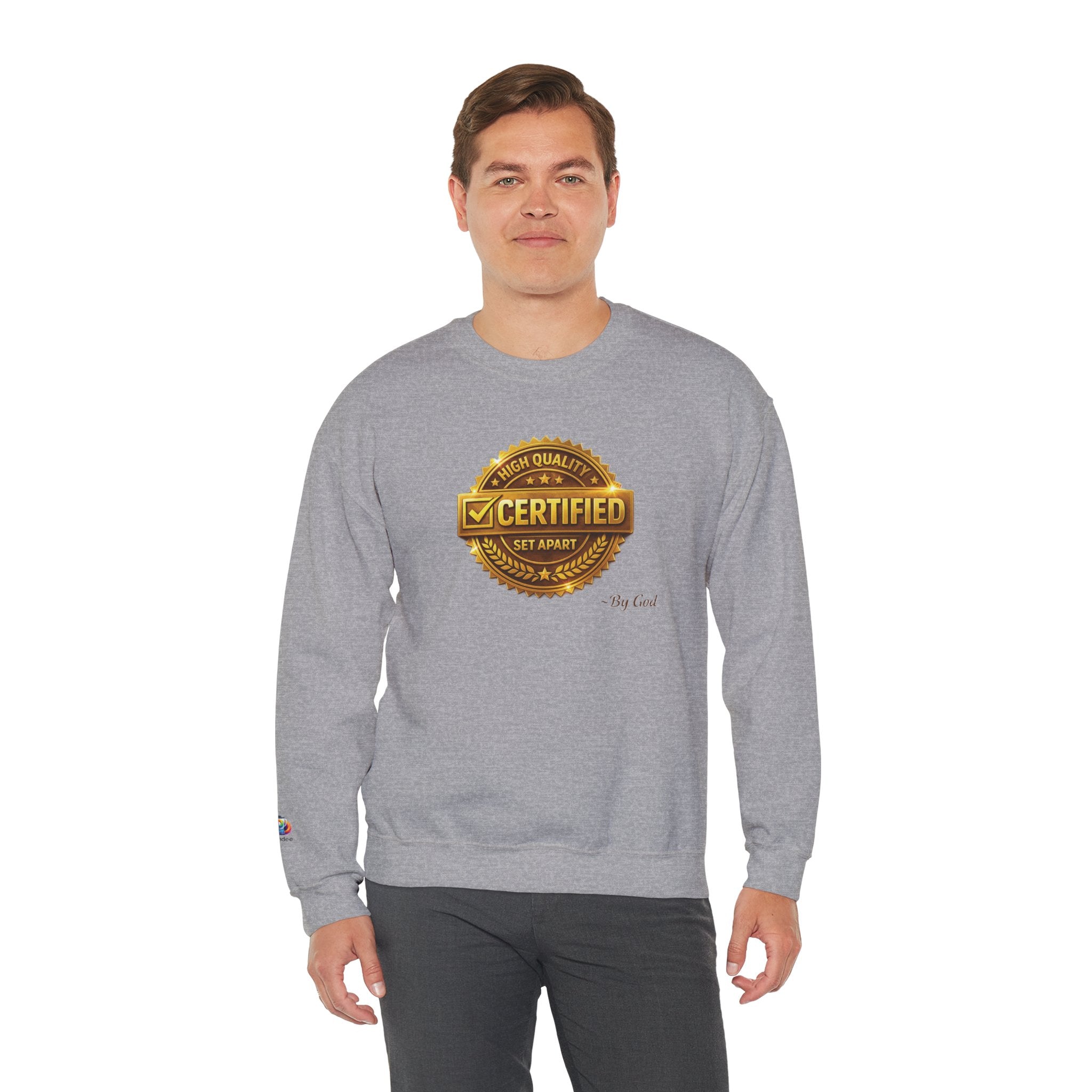 CERTIFIED BY GOD Crewneck Sweatshirt