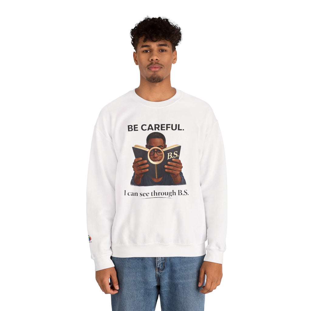 SEE THRU THE BS Crewneck Sweatshirt (OS) bm