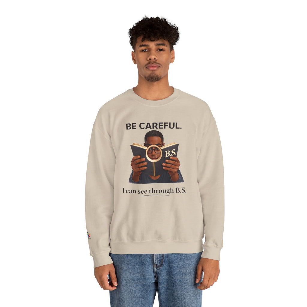 SEE THRU THE BS Crewneck Sweatshirt (OS) bm