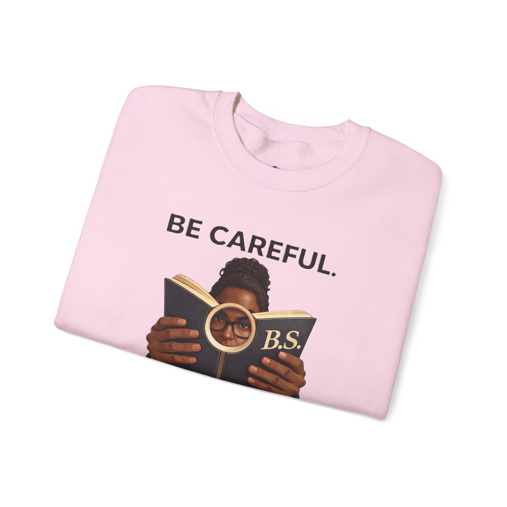 SEE THRU THE BS Crewneck Sweatshirt (OS) bw